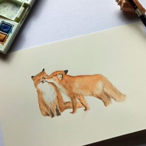 Original artwork watercolor painting  for sale